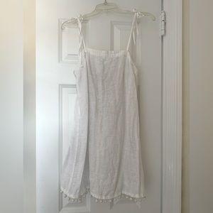 Club Monaco white linen dress